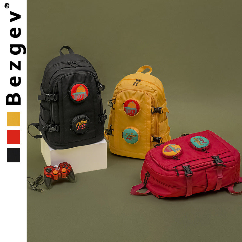 2025 Lightweight Waterproof Schoolbag for Female Students, Middle School and High School Students, University Campus Backpack, Weight-Reducing, Large Capacity