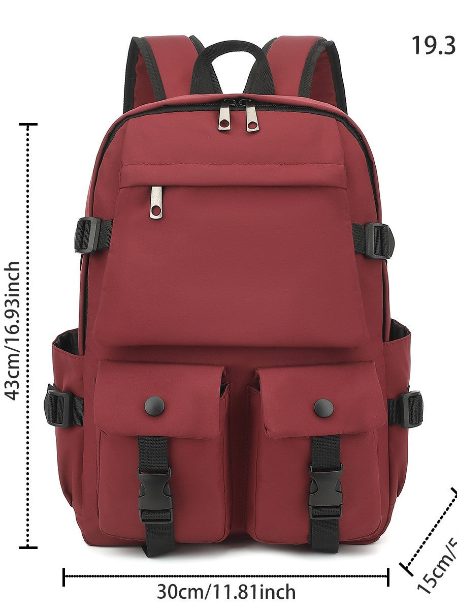 Travel Large Capacity 16-inch Backpack for High School Students Computer Backpack All-match Senior high school Schoolbag for Junior High School Students and College Students