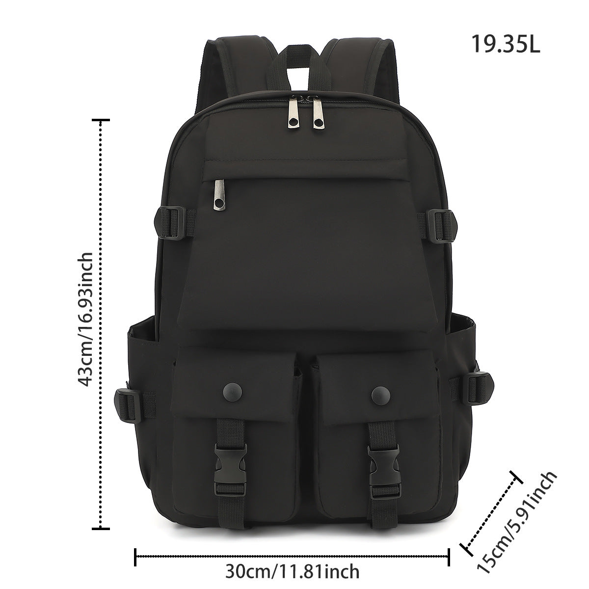 Travel Large Capacity 16-inch Backpack for High School Students Computer Backpack All-match Senior high school Schoolbag for Junior High School Students and College Students