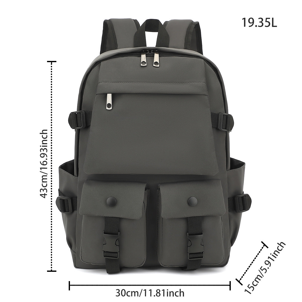Travel Large Capacity 16-inch Backpack for High School Students Computer Backpack All-match Senior high school Schoolbag for Junior High School Students and College Students