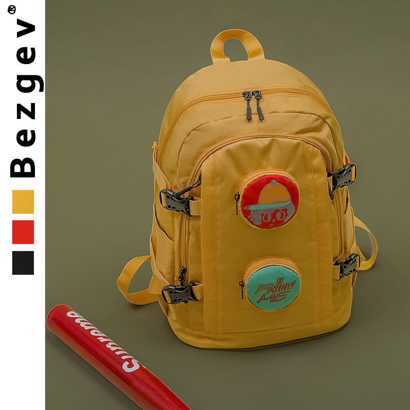 2025 Lightweight Waterproof Schoolbag for Female Students, Middle School and High School Students, University Campus Backpack, Weight-Reducing, Large Capacity