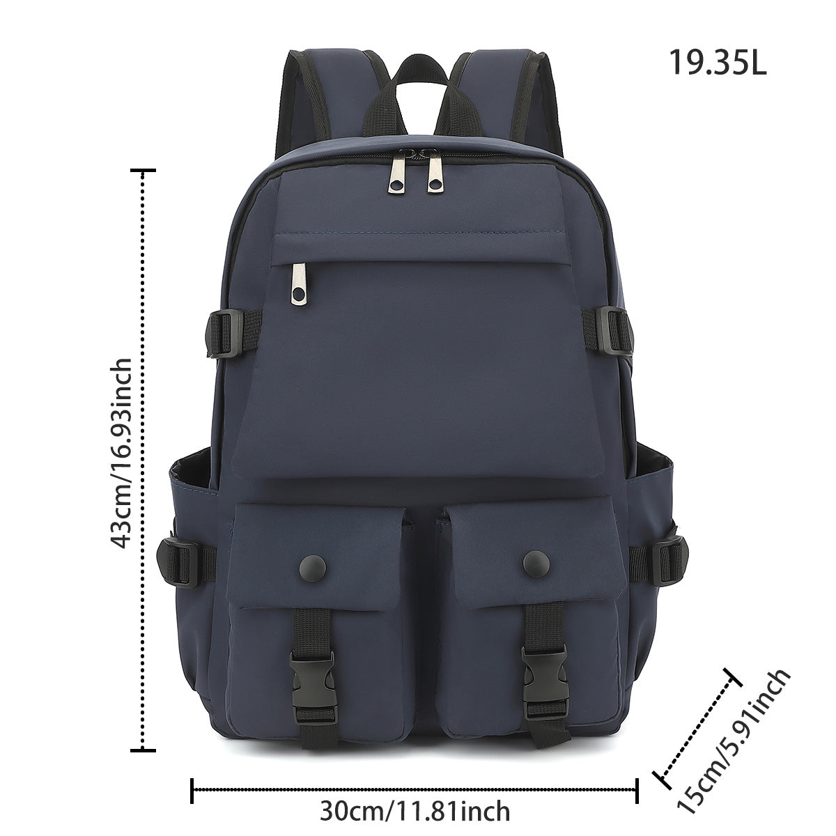 Travel Large Capacity 16-inch Backpack for High School Students Computer Backpack All-match Senior high school Schoolbag for Junior High School Students and College Students