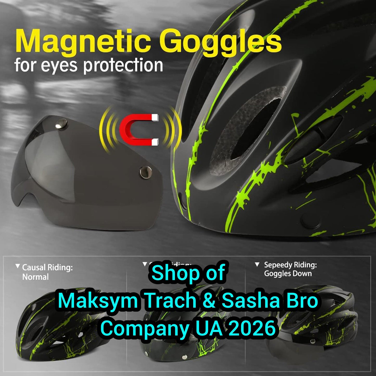 🔥PJT 4-in-1 Lightweight Cycling Helmet 18 Breathable Holes!