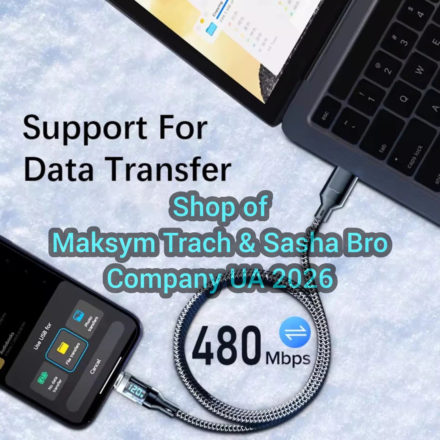 🔥NNBILI 120W A-C and C-C Phone Super Fast Charging Cable!