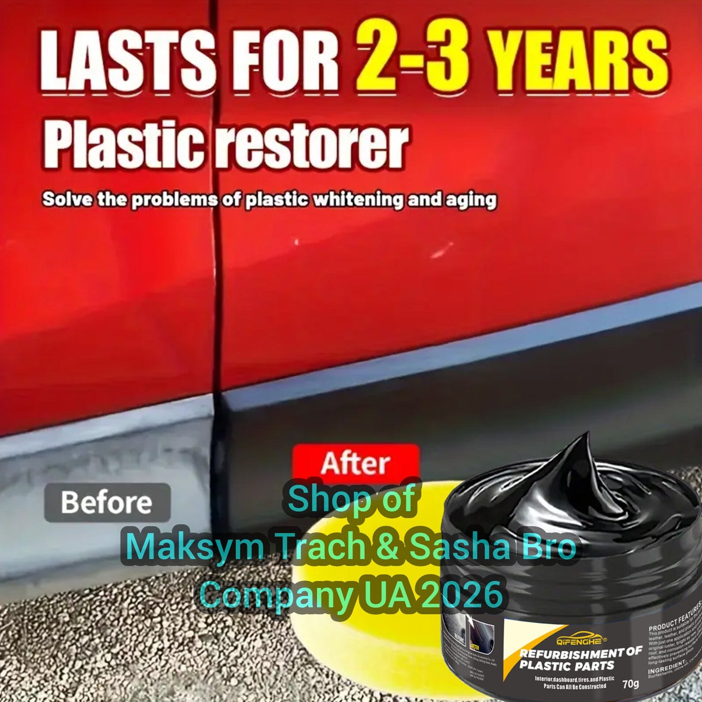 🔥 Automotive plastic repair agent-interior!