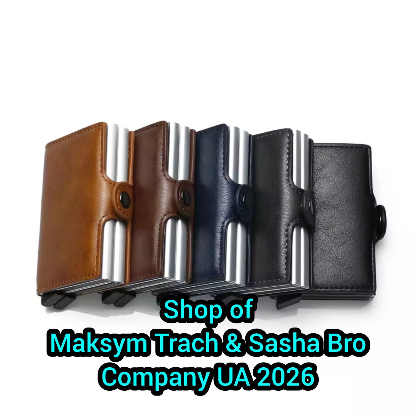 🔥Rfid Men Card Wallets Carbon Fiber Slim Mini Wallet 14 Card Holders Small Money Bag Male Purses! Maksym Trach.