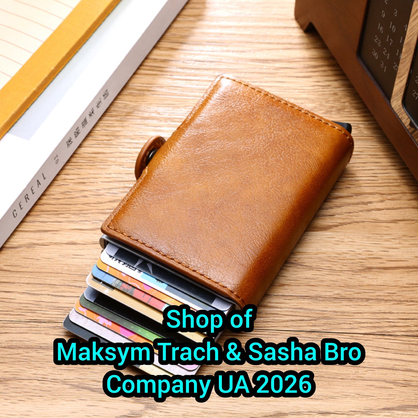 🔥Rfid Men Card Wallets Carbon Fiber Slim Mini Wallet 14 Card Holders Small Money Bag Male Purses! Maksym Trach.