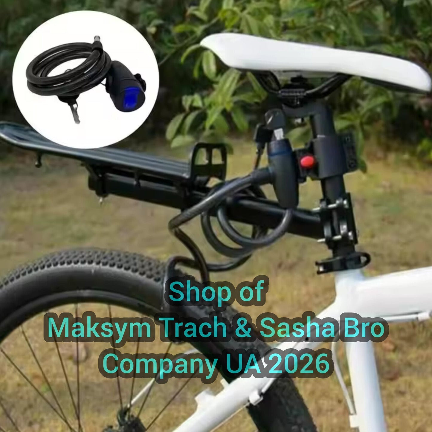 🔥Heavy Duty Motorcycle Chain Lock 80cm Metal Anti Theft Bike Lock!