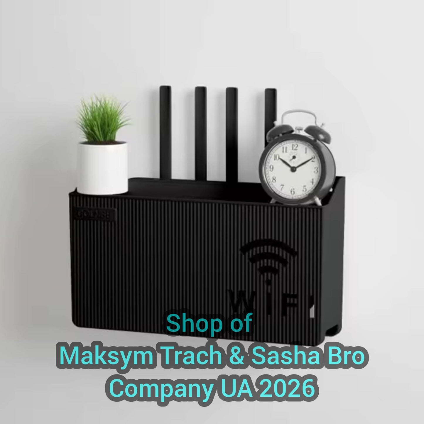 🔥Router Storage Rack TV Set-top Storage Box!