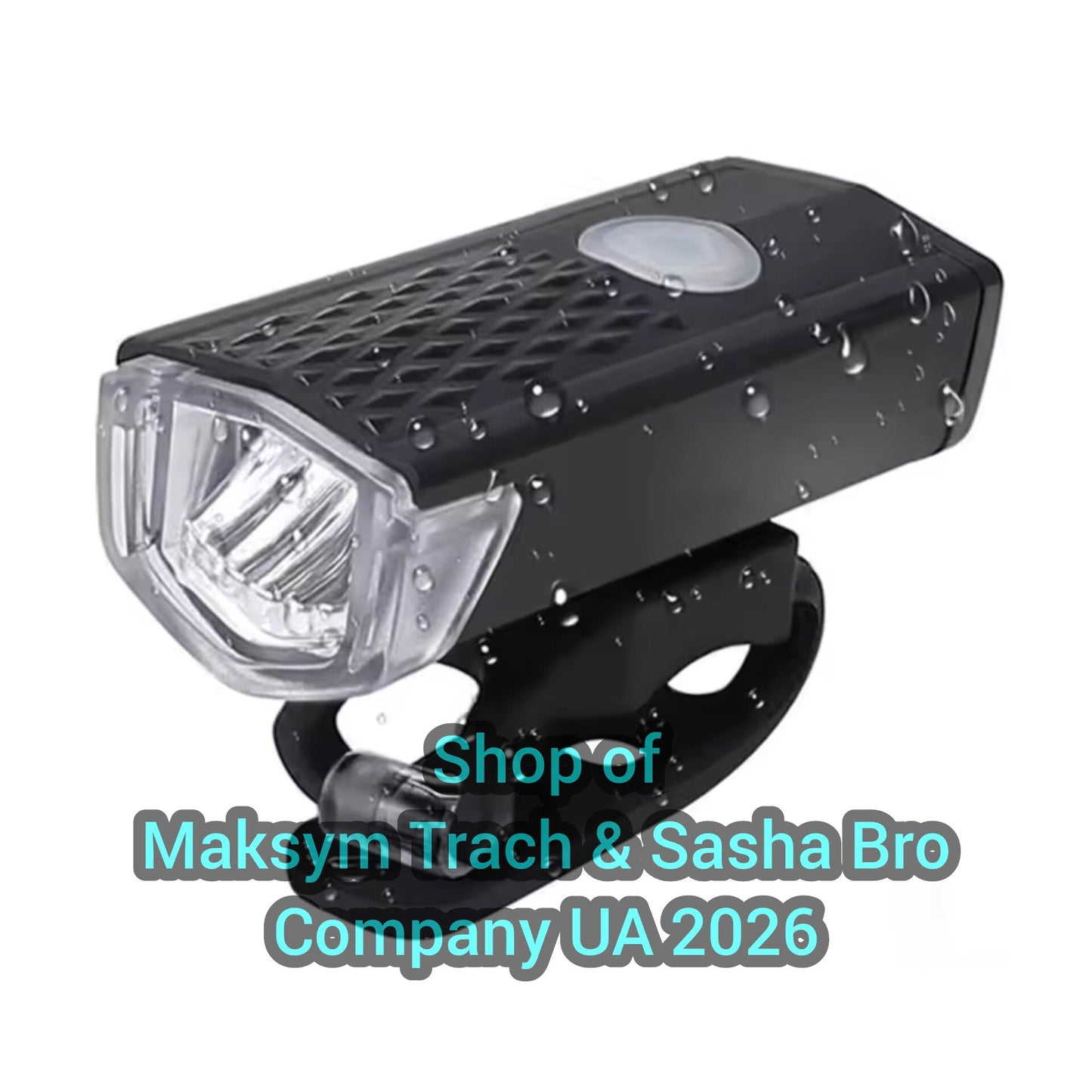 🔥Bike Light Set Bicycle Headlight Taillight USB Rechargeable!