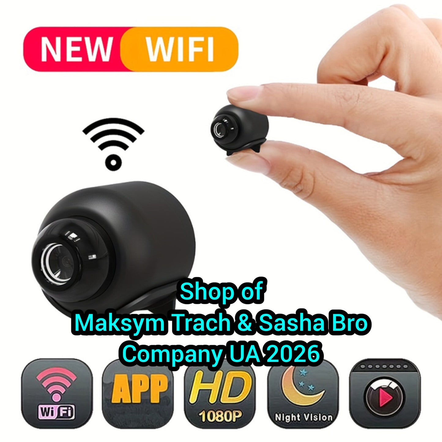 🔥New X5 Mini Camera 1080P Clear Night Vision!