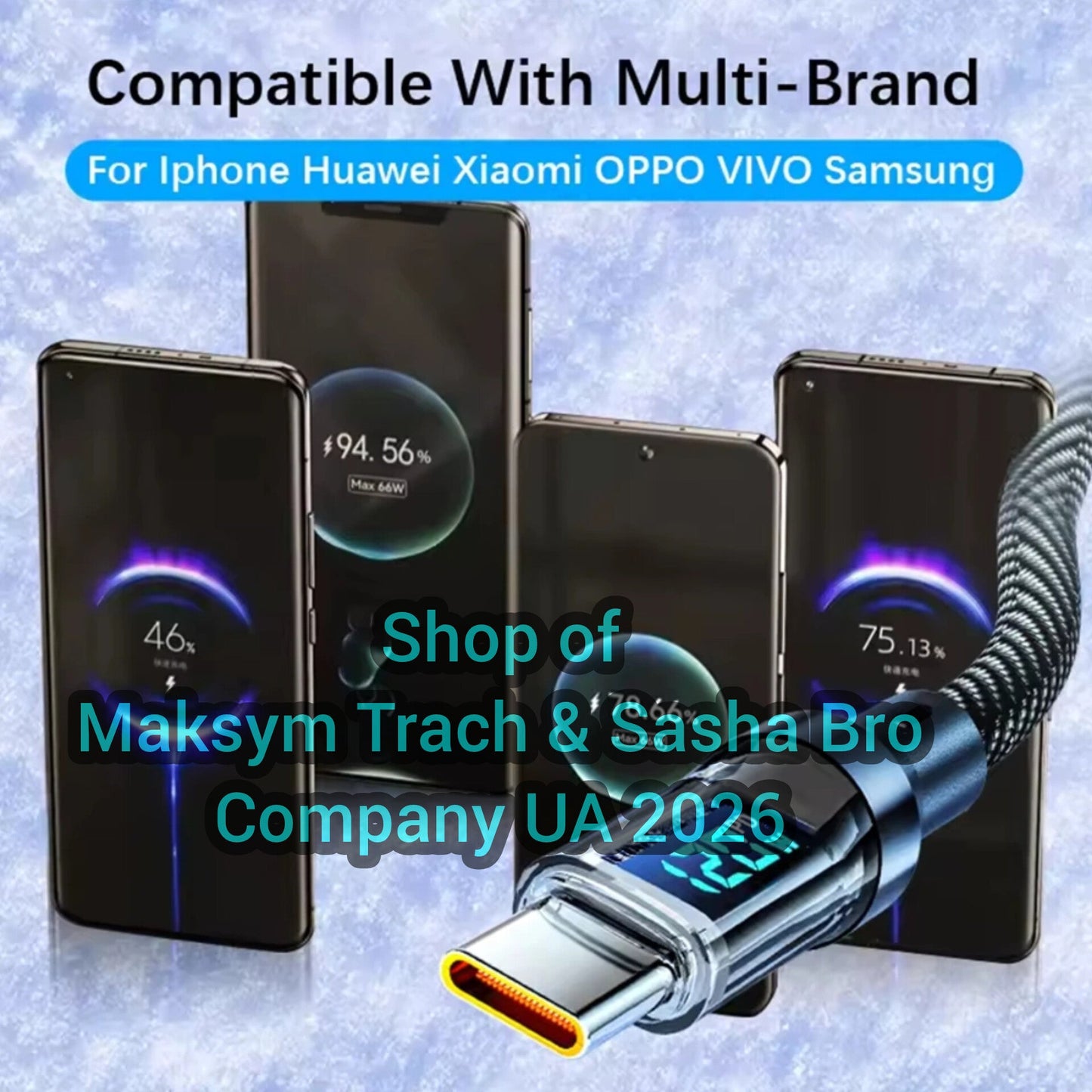 🔥NNBILI 120W A-C and C-C Phone Super Fast Charging Cable!