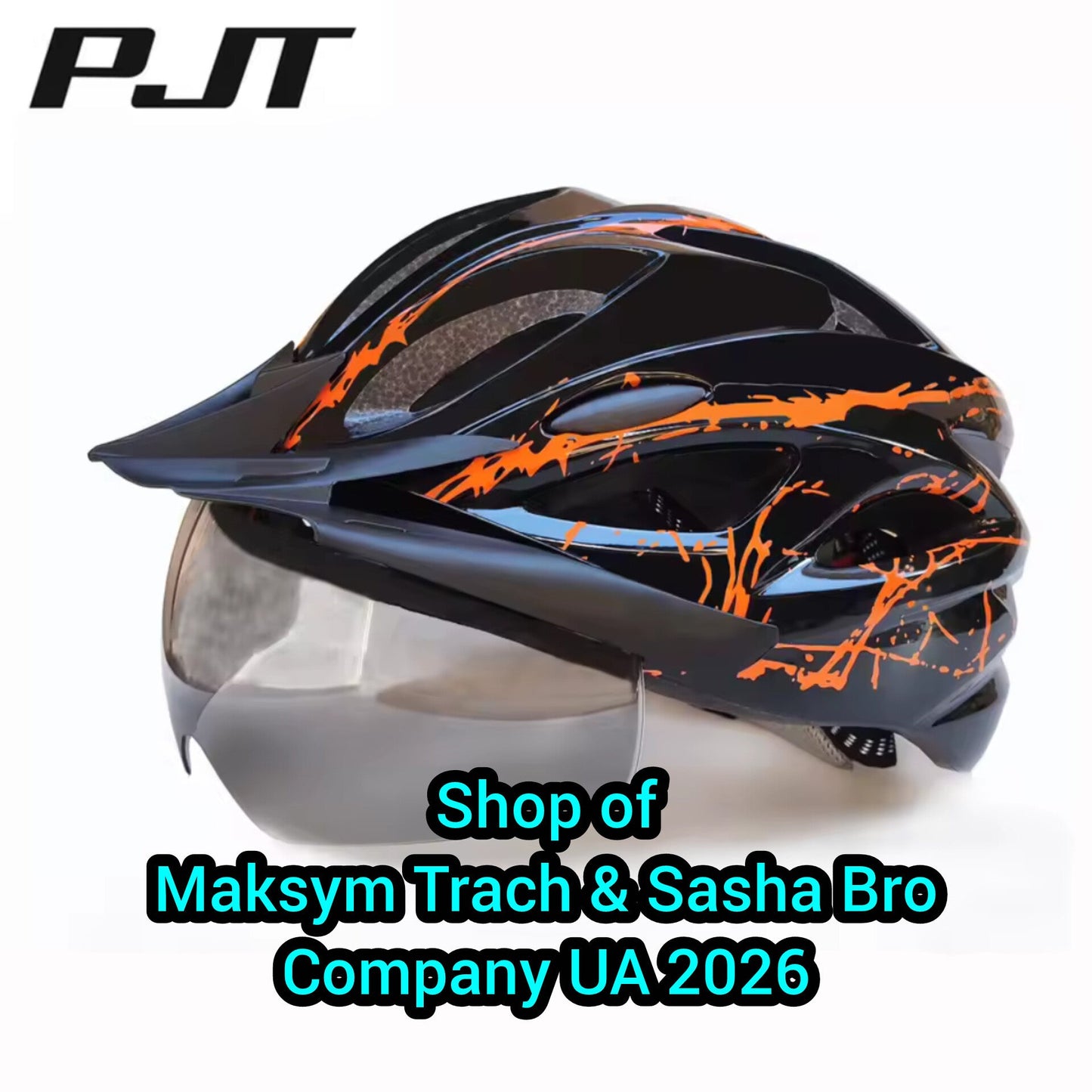 🔥PJT 4-in-1 Lightweight Cycling Helmet 18 Breathable Holes!